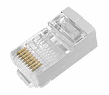 WTYK MODULARNY 8P8C RJ45 METAL KAT 5 EKRANOWANY