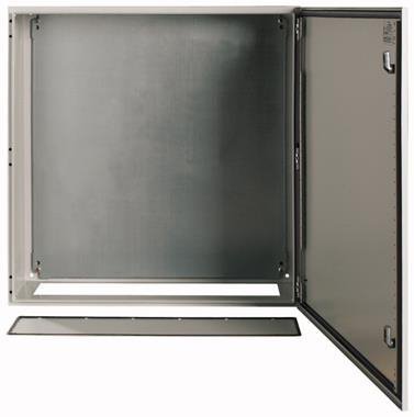 CS 88/300 OBUDOWA METALOWA NT 800X800X300 DRZWI PEŁNE Z PŁYTĄ IP65 SZARY