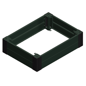 Schneider Electric Spacial Przód i tył cokołu do SF, SM 100x 1000mm, NSYSPF10100