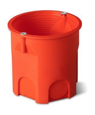PK-60F LUX PUSZKA INSTALACYJNA PT 1X FI60 IP20 GŁĘBOKA Z WKRĘTAMI CEGLASTY