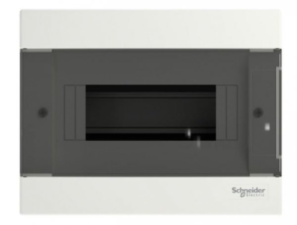 EASY9 ROZDZIELNIA PLASTIKOWA PT 8M 1X 8M N+PE 170X215X96.5 IP40 IK07 DRZWI DYMNE BIAŁY