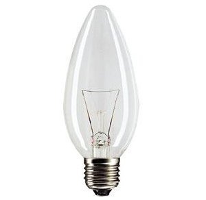 B35 ŻARÓWKA WSTRZĄSOODPORNA ŚWIECZKA 25W E27 230V PRZEZROCZYSTA WW 2700K 260LM SOLEO