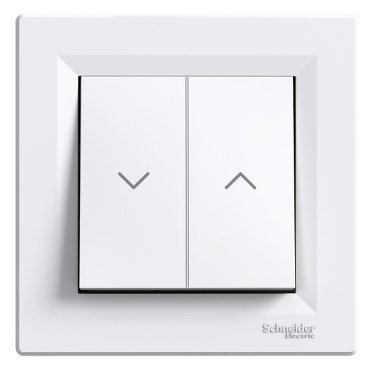 Schneider Electric Asfora, przycisk żaluzjowy, biały, EPH1300121