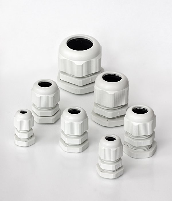 PG-16 DŁAWIK KABLOWY IP68 7.0-14.0MM + NAKRĘTKA POLIAMID PA66 SZARY