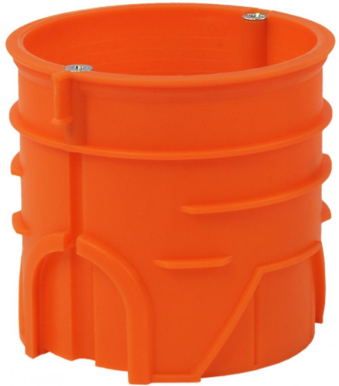 ZZ 60DFW PUSZKA INSTALACYJNA PT 1X FI60 63MM GŁĘBOKA ŁĄCZONA Z WKRĘTAMI POMARAŃCZOWY (50 SZT)