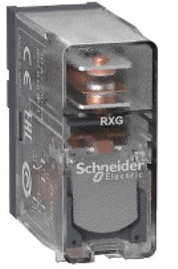 Schneider Electric Zelio Relay Przekaźnik interfejsowy z przezroczystą obudową 1C/O 10A, 24VDC, RXG15BD