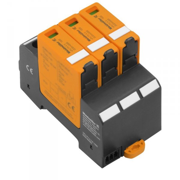 VPU PV I+II 3 1000 E OGRANICZNIK PRZEPIĘĆ T1+T2 B+C 3P 3M 20/40KA 3.8KV 1000V DC PV