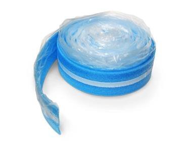 TAŚMA BRZEGOWA SAMOPRZYLEPNA Z ZAKŁADKĄ I NACIĘCIAMI 25M 8MM X 150MM