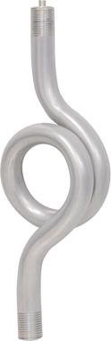 RURKA SYFONOWA SPIRALNA, 2X G1/2&quot;, PN100