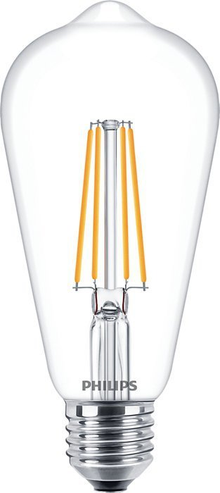 COREPRO ŻARÓWKA LED BULB FILAMENT  7W/ 60W E27 PRZEZROCZYSTA SZKŁO 827 WW 2700K 806LM ST64