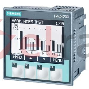 Analizator parametrów sieci PAC4200 x/1A x/5A licznik energii kl.0,2 MODBUS TCP/IP RJ45 2DI 2DO 22-65VDC 7KM4211-1BA00-3AA0