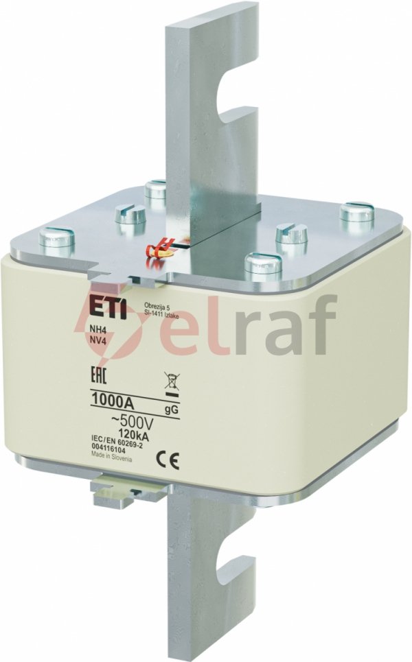 Wkładka bezpiecznikowa NH4 1000A gG 500V WT-4 004116104