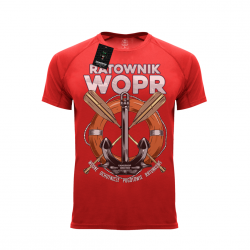 Ratownik WOPR wiosła koszulka termoaktywna