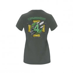 4 zielonogórski pułk przeciwlotniczy krzyż koszulka damska bawełniana 