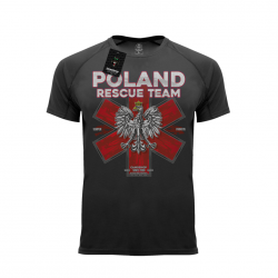 Poland rescue team koszulka termoaktywna