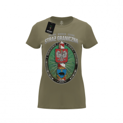 Straż Graniczna oddział Bieszczadzki koszulka damska bawełniana