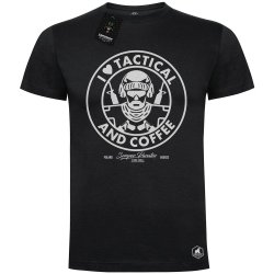 Tactical and coffee koszulka bawełniana