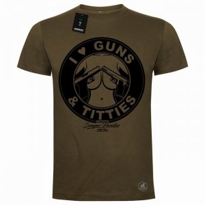 Guns And Titties koszulka bawełniana 