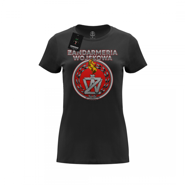 Żandarmeria Wojskowa koszulka damska bawełniana