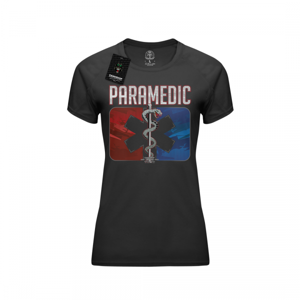 Paramedic angry snake koszulka damska termoaktywna