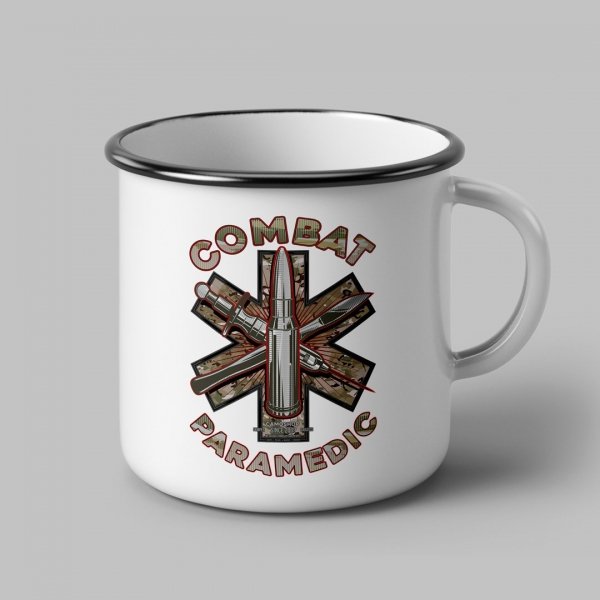 Combat paramedic - kubek metalowy