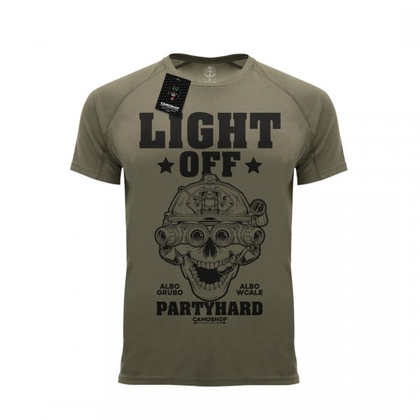 Light off party hard koszulka termoaktywna