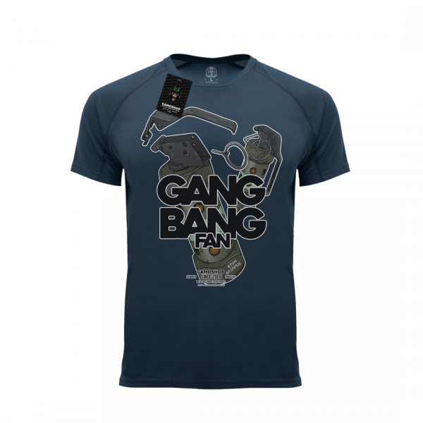 Gang bang fan kolor koszulka termoaktywna