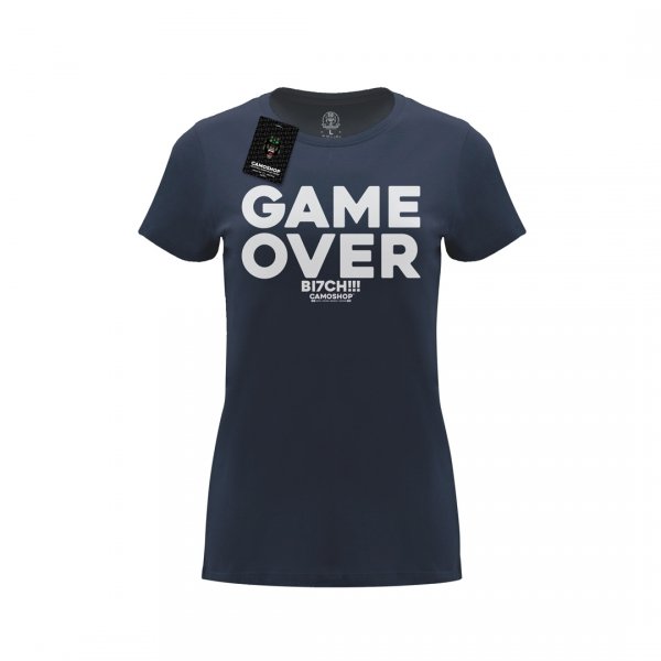 Game over koszulka damska bawełniana