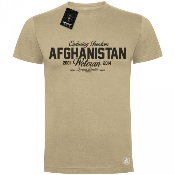  Weteran Afghanistan koszulka bawełniana L