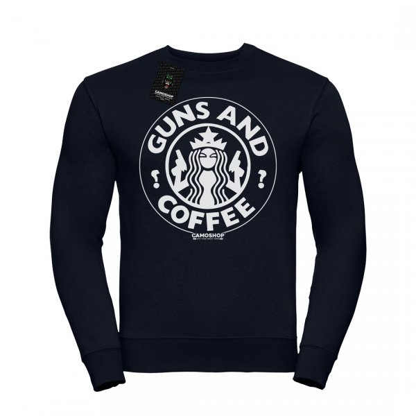 Guns And Coffee bluza klasyczna