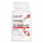 OstroVit D3 4000 IU + K2 MK-7 110 tabs ZDROWE KOŚCI ODPORNOŚĆ
