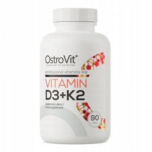 OstroVit D3 2000 + K2 90 tabs ZDROWE KOŚCI ODPORNOŚĆ