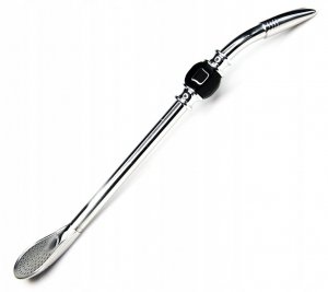 Bombilla nierdzewna INOX Royal Liza Negro Yerba Mate