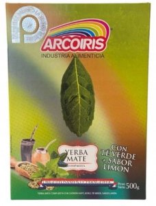 Yerba Mate Arcoiris Te Verde y Limon 500g Paragwaj