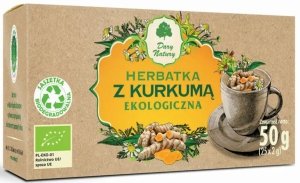 HERBATKA KURKUMA + LUKRECJA BIO 25x2g DARY NATURY