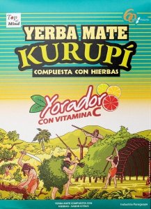 Yerba Mate KURUPI Sabor Citrus 250g Terere