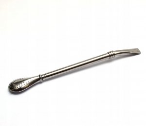 Bombilla nierdzewna INOX Sortija srebrna 19cm - do Yerba Mate