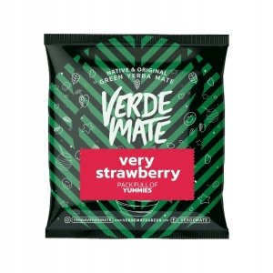 Yerba Mate Green Verde Very Strawberry + Rosa 50g