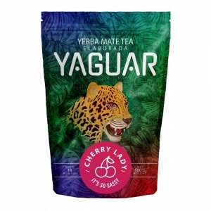 Yerba Mate Yaguar Cherry Lady wiśniowa 500g