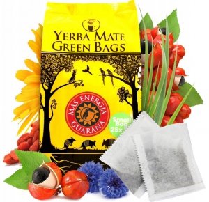 Mate Green Mas Energia Guarana Saszetki 25x3g - COCIDO