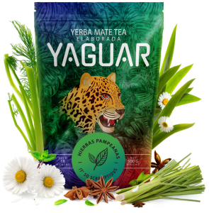 Yerba Mate Yaguar Hierbas Pampeanas 0.5kg 500g