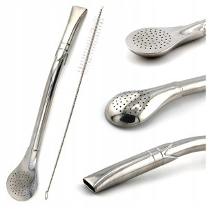 Bombilla PREMIUM INOX Solido Valerios Tubo Estado 19 cm