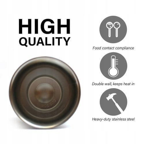 Termiczny kubek Yerba Mate Moderna TermoLid 350ml GOLD DESNUDO