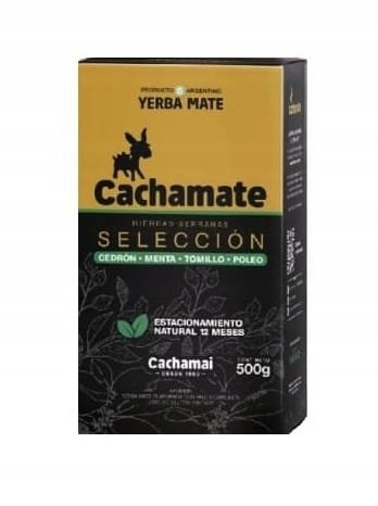 Yerba Mate Cachamate PREMIUM Hierbas Serranas Seleccion Especial 500g