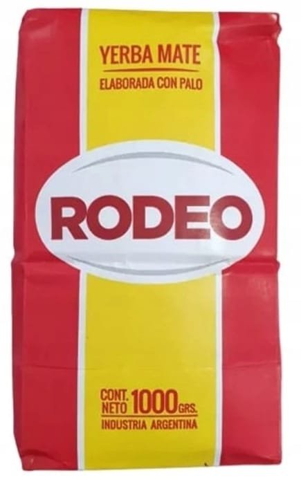 Yerba Mate RODEO Elaborada Con Palo 1kg - Argentyna