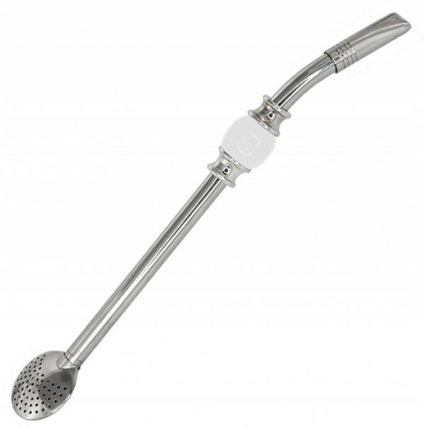 Bombilla nierdzewna INOX Royal Grande Blanco Yerba Mate
