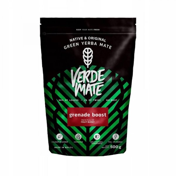 Yerba Mate Verde Mate Green Grenade Boost 0,5 kg 500g