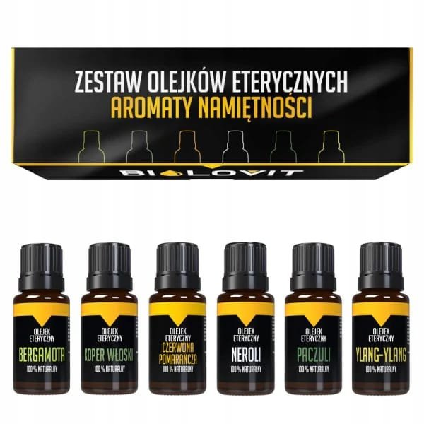 Zestaw Olejków Eterycznych Aromaty Namiętności Olejki Eteryczny MIX 6x10ml