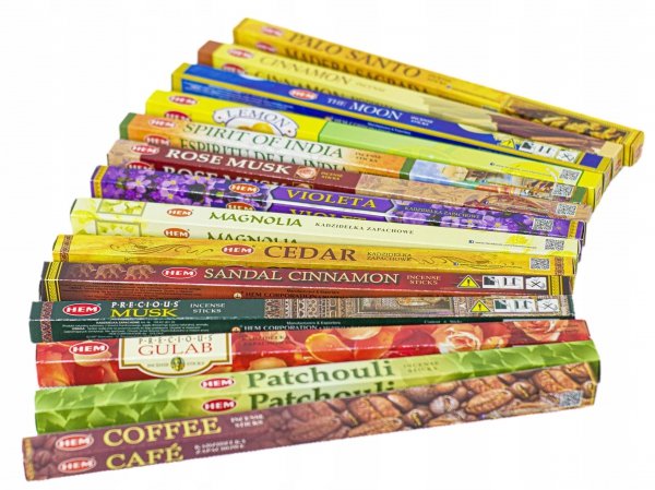 KADZIDEŁKA ZAPACHOWE HEM PATCHOULI 8szt