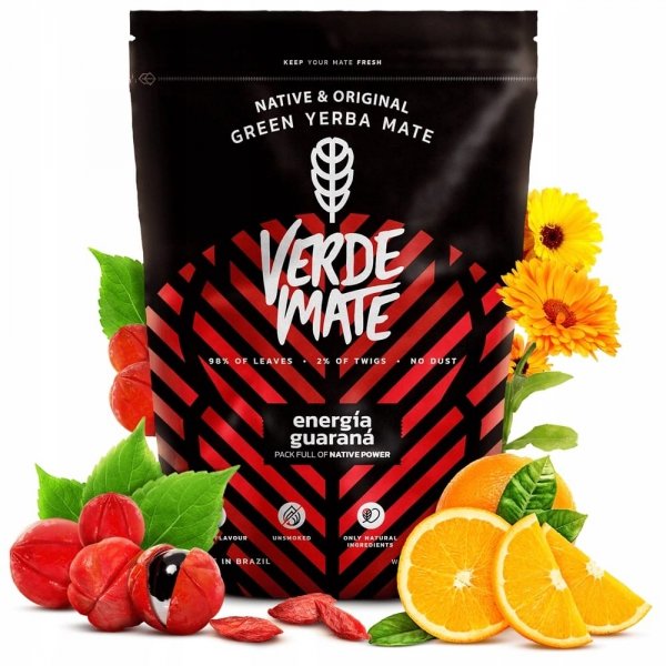 Yerba Verde Mate Green Mas Energia Guarana 400g